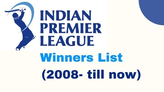 IPL Winners List Pdf in Bengali